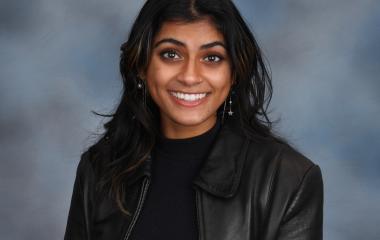 headshot of student anisha k