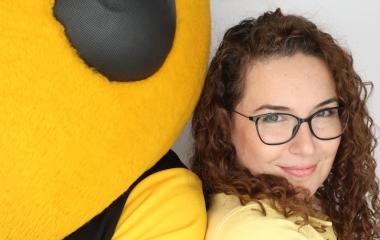 Olga Kotlyar with Buzz