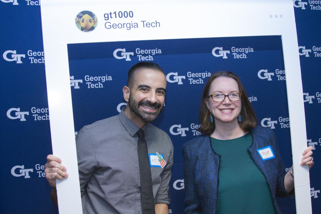 headshot of aj and cassie at the gt 1000 and 2000 awards banquet